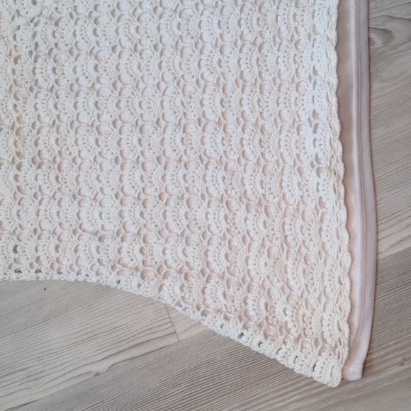 90's vintage Lilly Pulitzer crochet tank top fully lined cream colored - Picture 7 of 16